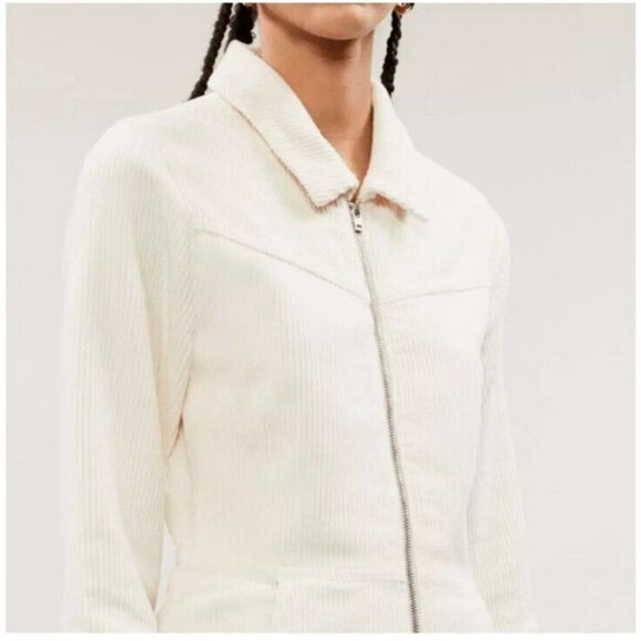 Reformation Aaron corduroy jumpsuit in bone Size 12 - Picture 6 of 16